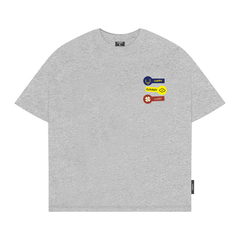 Áo thun boxy in logo vải cotton 100% 250gsm form rộng nam nữ áo phông local brand CLOUDZY streetwear basic LUCKY