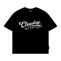 Áo phông boxy CLOUDZY in chữ cotton 100% 250gsm áo thun local brand nam nữ unisex form rộng basic streetwear INTO