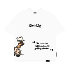 Áo thun boxy nam nữ oversize basic tay lỡ phông unisex form boxy rộng cổ tròn cotton CLOUDZY COUPLE
