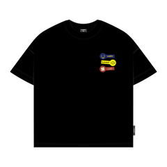 Áo thun boxy in logo vải cotton 100% 250gsm form rộng nam nữ áo phông local brand CLOUDZY streetwear basic LUCKY