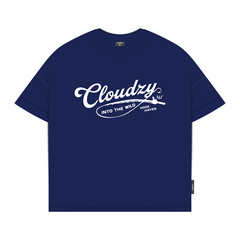 Áo phông boxy CLOUDZY in chữ cotton 100% 250gsm áo thun local brand nam nữ unisex form rộng basic streetwear INTO