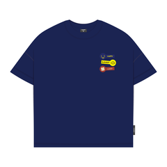 Áo thun boxy in logo vải cotton 100% 250gsm form rộng nam nữ áo phông local brand CLOUDZY streetwear basic LUCKY