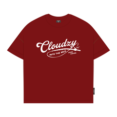 Áo phông boxy CLOUDZY in chữ cotton 100% 250gsm áo thun local brand nam nữ unisex form rộng basic streetwear INTO