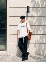 [NEW] Áo thun oversize CLOUDZY in chữ vải cotton 100% 250gsm form rộng nam nữ áo phông local brand streetwear DISCOVER