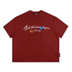 Áo thun boxy streetwear local brand CLOUDZY 100% cotton 250gsm dày dặn áo phông form rộng nam nữ unisex  BEGIN