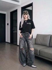 [NEW] Áo thun oversize CLOUDZY in chữ 100% cotton 250gsm áo phông form rộng nam nữ unisex local brand streetwear RESET