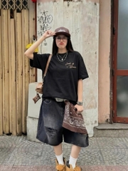 [NEW] Áo thun boxy CLOUDZY in chữ vải cotton 100% 250gsm form rộng nam nữ áo phông local brand streetwear basic OF
