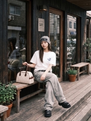 [NEW] Áo thun oversize CLOUDZY in chữ vải cotton 100% 250gsm form rộng nam nữ áo phông local brand streetwear basic DEPT