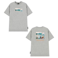 [NEW] Áo thun oversize CLOUDZY in chữ vải cotton 100% 250gsm form rộng nam nữ áo phông local brand streetwear DISCOVER