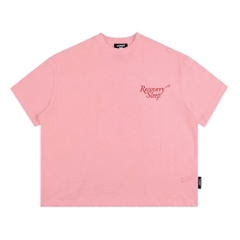 Áo thun boxy CLOUDZY streetwear 100% cotton 250gsm dày dặn áo phông nam nữ form rộng hồng nâu đỏ RECOVER