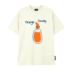 [NEW] Áo thun oversize CLOUDZY in hình cute Cloudzy 100% cotton dày dặn áo phông form rộng nam nữ unisex ORANGE
