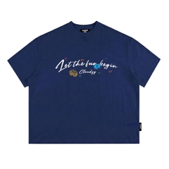 Áo thun boxy streetwear local brand CLOUDZY 100% cotton 250gsm dày dặn áo phông form rộng nam nữ unisex  BEGIN