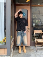 [NEW] Áo thun boxy CLOUDZY in hình máy tính retro 100% cotton 250gsm dày dặn áo phông form rộng nam nữ unisex END