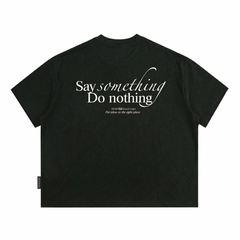 Áo thun boxy tee local brand Cloudzy unisex phông tay lỡ nữ cotton phối màu form rộng boxy SOMETHING