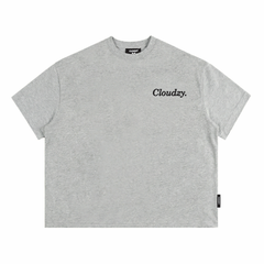 Áo thun boxy CLOUDZY phong cách streetwear in chữ ký 100% cotton 250GSM dày dặn áo phông boxy nam nữ BOX CORE