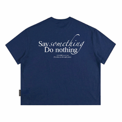 Áo thun boxy tee local brand Cloudzy unisex phông tay lỡ nữ cotton phối màu form rộng boxy SOMETHING