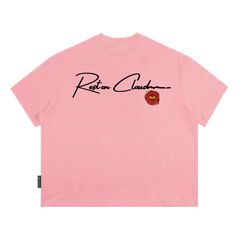 Áo thun boxy CLOUDZY form boxy local brand in chữ ký con dấu 100% cotton 250GSM dày dặn áo phông unisex nam nữ REST