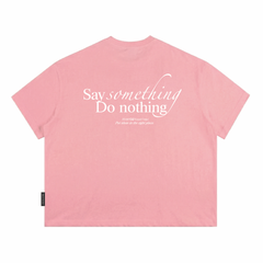 Áo thun boxy tee local brand Cloudzy unisex phông tay lỡ nữ cotton phối màu form rộng boxy SOMETHING