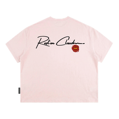 Áo thun boxy CLOUDZY form boxy local brand in chữ ký con dấu 100% cotton 250GSM dày dặn áo phông unisex nam nữ REST