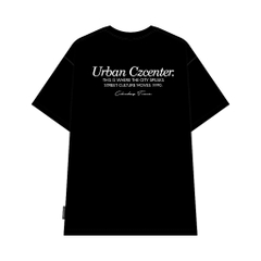 Áo thun oversize CLOUDZY form oversize unisex 100% cotton 250GSM áo phông đi học phong cách streetwear CENTER