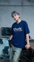 Áo phông boxy CLOUDZY in chữ cotton 100% 250gsm áo thun local brand nam nữ unisex form rộng basic streetwear INTO