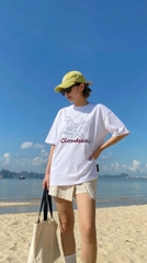 Áo thun boxy local brand CLOUDZY in hình 100% cotton 250gsm dày dặn áo phông form rộng nam nữ unisex mùa hè SEA