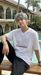 Áo thun boxy local brand CLOUDZY in hình 100% cotton 250gsm dày dặn áo phông form rộng nam nữ unisex mùa hè SEA