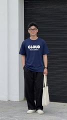 Áo phông oversize CLOUDZY cotton 100% 250gsm áo thun nam nữ form rộng đồ đôi unisex local brand basic RELAX