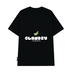Áo thun nữ nam labubu local brand CLOUDZY unisex tay lỡ phông form rộng cổ tròn đen oversiz MONEY