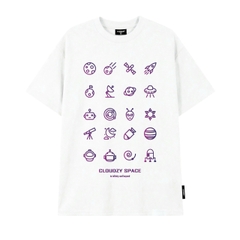 Áo phông nam nữ unisex tay lỡ thun form rộng basic local brand cổ tròn cotton oversize CLOUDZY SPACE