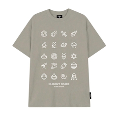 Áo phông nam nữ unisex tay lỡ thun form rộng basic local brand cổ tròn cotton oversize CLOUDZY SPACE