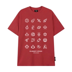 Áo phông nam nữ unisex tay lỡ thun form rộng basic local brand cổ tròn cotton oversize CLOUDZY SPACE