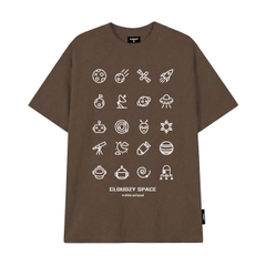 Áo phông nam nữ unisex tay lỡ thun form rộng basic local brand cổ tròn cotton oversize CLOUDZY SPACE