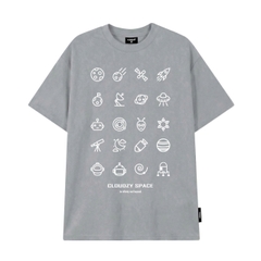 Áo phông nam nữ unisex tay lỡ thun form rộng basic local brand cổ tròn cotton oversize CLOUDZY SPACE