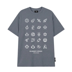 Áo phông nam nữ unisex tay lỡ thun form rộng basic local brand cổ tròn cotton oversize CLOUDZY SPACE