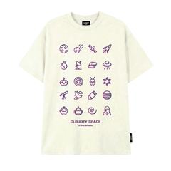 Áo phông nam nữ unisex tay lỡ thun form rộng basic local brand cổ tròn cotton oversize CLOUDZY SPACE