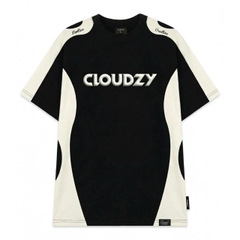 Áo thun phối unisex màu nam nữ tay lỡ phông phối màu form rộng basic theo trend local brand Cloudzy cổ tròn oversize SPY
