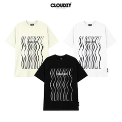 Áo thun nam nữ unisex tay lỡ phông oversize localbrand CLOUDZY rộng phong cách Hàn Quốc AT WAVE