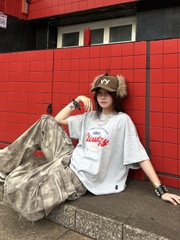 Áo thun boxy tee local brand Cloudzy unisex phông tay lỡ nữ cotton phối màu form rộng boxy DEVOTION