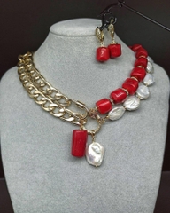 Dây chuyền san hô đỏ