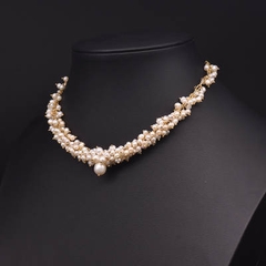 121 -*Dây chuyền hạt nhỏ kêt chuỗi -chocker