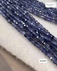 MV2343 -  Dây chuyền ngọc trai tròn màu lông công mix đá nhiều sợi dáng dài có thể tháo dời tạo nhiều kiểu
