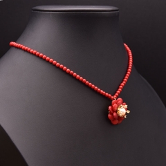 MV315- San hô đỏ  hoa Elodie