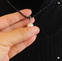 dây chuyền 1 hạt trai ngọt mẫu nhật