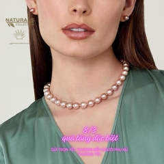 255-*Dây chuyền HỒNG ĐẬM 8-9ly