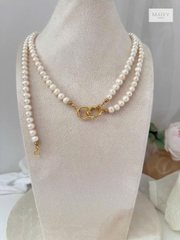 MV2085-  Dây chuyền Ngọc Mây dáng Layer