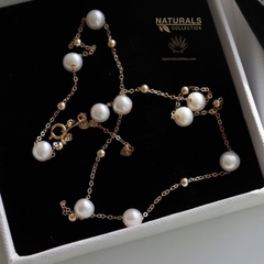 Dây chuyền mix hạt vàng