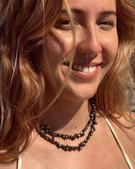 dây chuyền đôi keshi