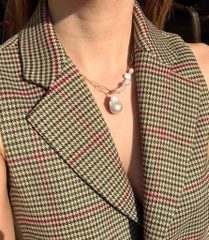 Dây chuyền Baroque mix keshi