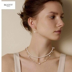 dây chuyền hạt rời trai mặn